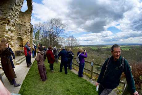 The Aislabie Walk Launch on the terrace